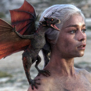 Game of Thrones, Emilia Clarke, Dragon Game of Thrones, Emilia Clarke, Dragon